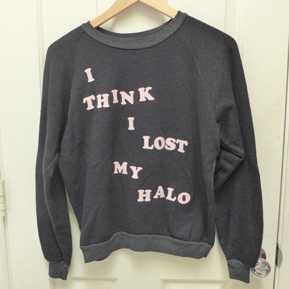 Wildfox Tops - Wildfox Ex Angel Lost My Halo Sweatshirt, size M